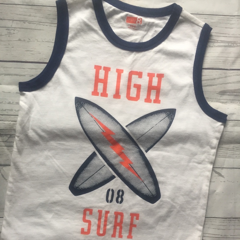🎉 5/$40 NWOT Boys crazy 8 tank